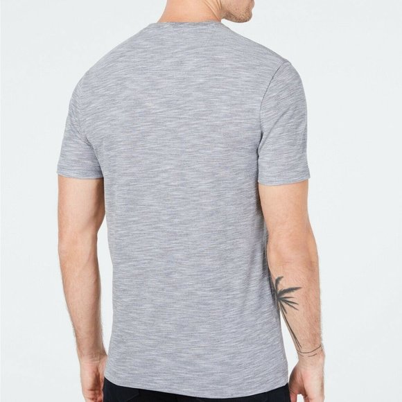 Ryan Seacrest Mens Heathered Basic T-Shirt, Grey, XX-Large - Picture 2 of 2